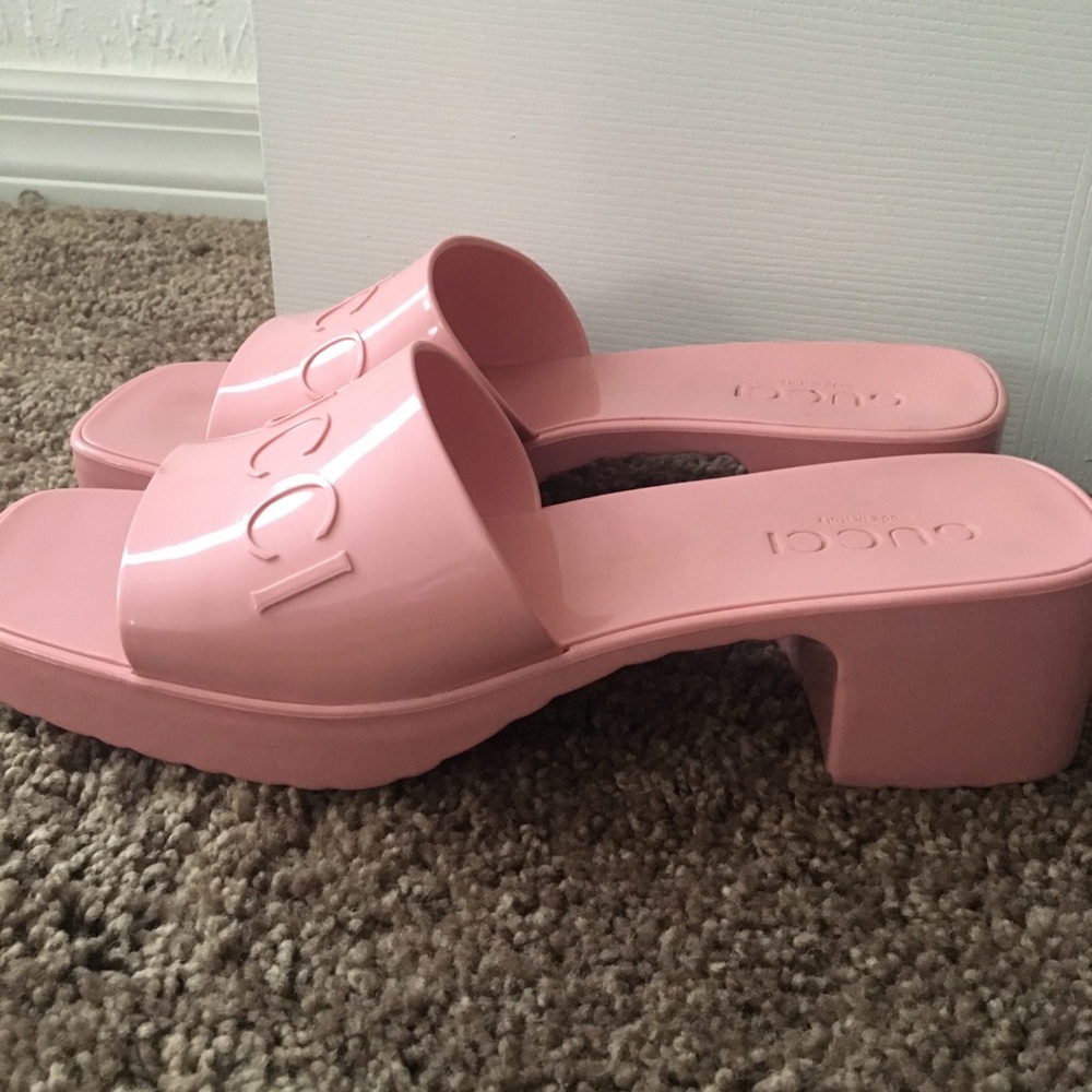 Gucci platform heels